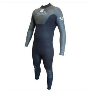 BODY GLOVE Men's PHOENIX Back-Zip Wetsuit Black Green Size ML